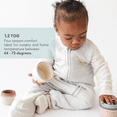 thumbnail image 4 of Tealbee Dreamsie - Bamboo Sleep Sack with Sleeves and Footies - (1.2 Tog) Sunshine 12m-2T, 4 of 11