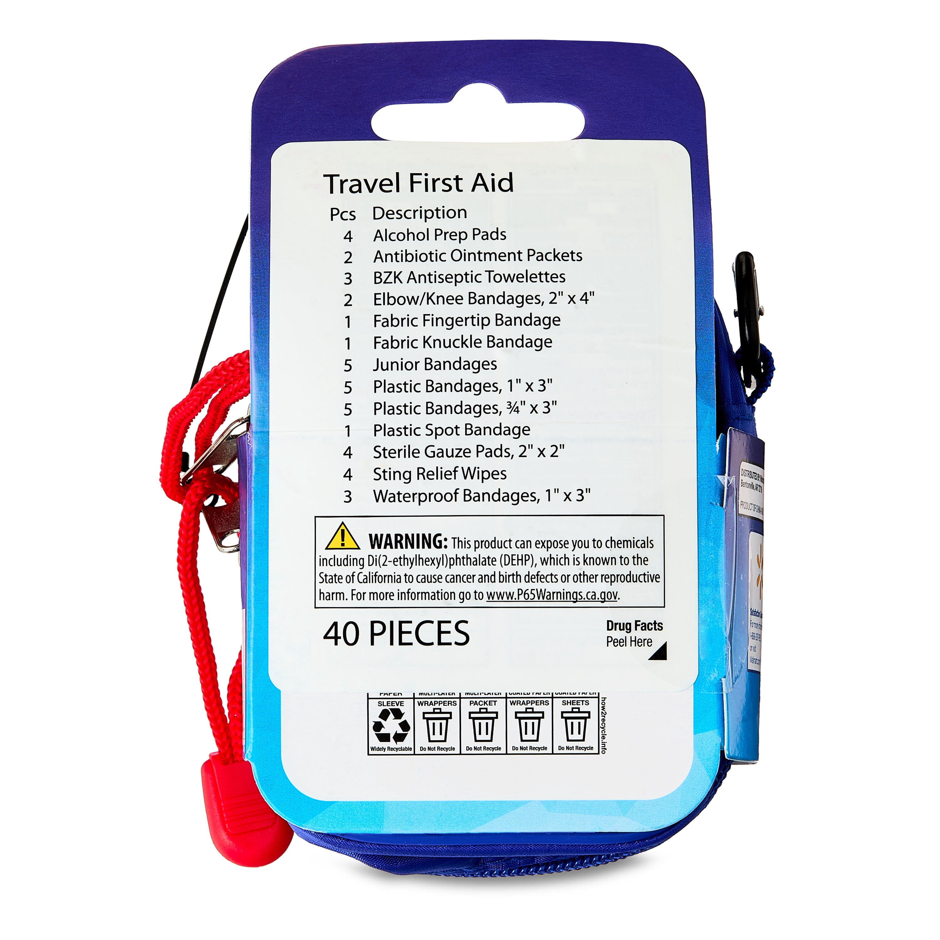 Equate 40 Piece Travel First Aid Kit for Everyday Use