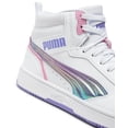 thumbnail image 3 of Tenis Puma Rebound V6 Mid Bouncy Sky para Mujer 398725-01 blanco 23, 3 of 7