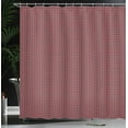 thumbnail image 3 of Ambesonne Buffalo Plaid Shower Curtain, Checkered Classic, 69"Wx75"L, Coral Dark Violet Blue, 3 of 4