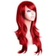 thumbnail image 1 of Pelucas con flequillo para mujer, peluca ondulada suelta de 70 cm de largo, rizada, para cosplay, fiesta, anime, peluca ondulada de cabello completo., 1 of 4