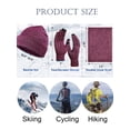 thumbnail image 4 of LAVA Winter Beanie Hat Scarf Gloves Set for Women Men Touch Screen Gloves Skull Cap Knit Neck Warmer Set (Pink), 4 of 9