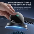 thumbnail image 3 of Elnone Car Phone Holder, Easy One Touch Dashboard Phone Mount with 360° Rotate Base, Horizontal & Vertical - Black, 3 of 8