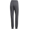 thumbnail image 5 of adidas womens Essentials Linear Pants - Dark Grey/Signal Green - Large, 5 of 5