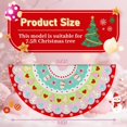 thumbnail image 6 of 36 Inch Christmas Tree Skirt, Cookie Jar Trees Mat for Merry Christmas Halloween Indoor Home Holiday Party Decorations, 6 of 6