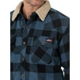 thumbnail image 3 of Genuine Dickies Men's Buffalo Twill Shirt Jacket with Sherpa Collar, 3 of 4
