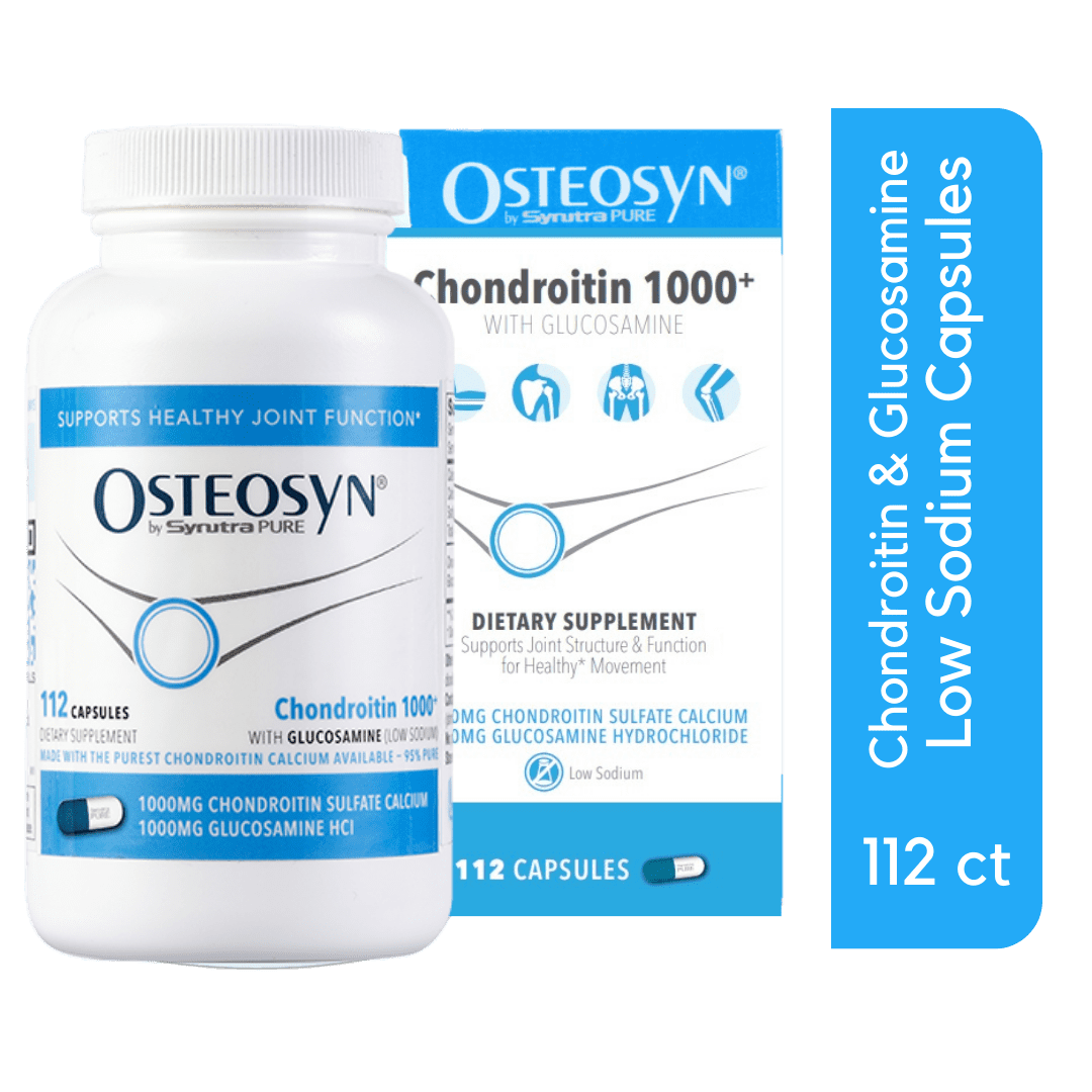 Osteosyn Chondroitin 1000+ Low Sodium, with Glucosamine, 112CTJoint