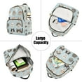 thumbnail image 5 of FORMRS Mini Backpack Purse for Women Travel Daypack Casual Shoulder Bag, Cute Cat Faces, 5 of 7