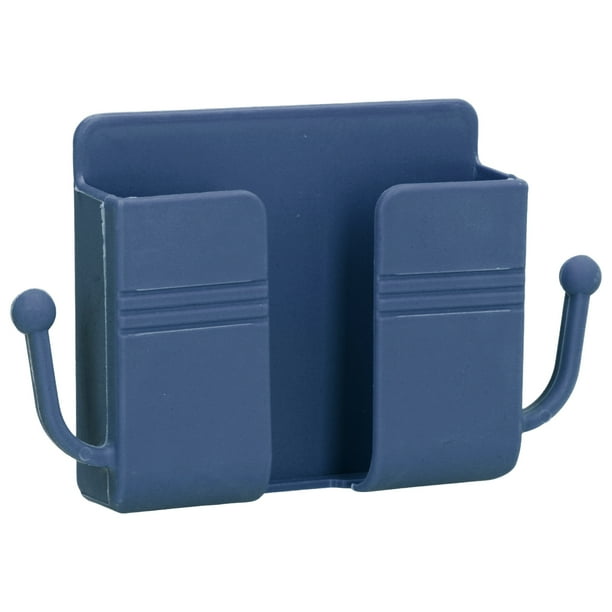 Caja de almacenamiento montada en la pared, caja de almacenamiento montada en la pared Soporte de carga para teléfono organizador Soporte para teléfono para montaje en pared Compacto y liviano
