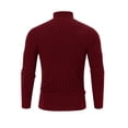 thumbnail image 3 of Mens Turtleneck Sweaters Long Sleeve Slim Fit Ribbed Knit Thermal Pullover Sweater, 3 of 9