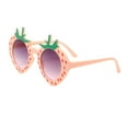 thumbnail image 5 of Almencla Girls Sunglasses Kids Party Sunglasses Sun Protection Fashion Dress up Accessory Strawberry Girls Sunglasses for Pool Outdoor Pink, 5 of 8