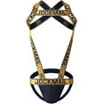 thumbnail image 2 of JOCKMAIL Mens Harness Sport Shoulder Strap with Mens Jock Strap Fitness One-piecs Mens Harness with Jockstrap Bodysuit, 2 of 4