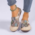 thumbnail image 3 of Ethnic Style Slip On Casual Shoes For Non Slip Soft Sole Lightweight Breathable Platform Sneakers, 3 of 6