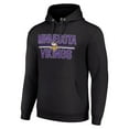 thumbnail image 2 of Unisex Starter Black Minnesota Vikings Team Mesh Print Graphic Tri-Blend Pullover Hoodie, 2 of 3
