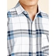 thumbnail image 6 of TryBuy Crumb Checked Men's Shirts, Full Sleeves Button-Up Casual Shirt for Men, Sizes XL, 6 of 8