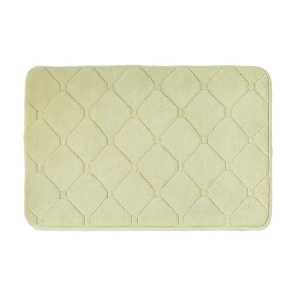 Jubipavy Ultra Absorbent Non-Slip Memory Foam Rugs Machine Washable Soft Bath Mats Easier To Dry Bathroom Floor Mat