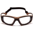 thumbnail image 2 of Gafas de seguridad Carhartt Toccoa con montura negra/tostada y lentes transparentes, 2 of 4