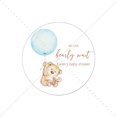thumbnail image 1 of Etiquetas adhesivas personalizadas con temática de oso, etiquetas de bienvenida para Baby Shower, recién nacido, lindo oso personalizado, niña, niño, cumpleaños, bautismo, 1 of 4