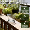 thumbnail image 5 of 4 Pack Glass Oriole Feeder Cups, Replacement Jelly Bowls for Bird Feeders 2.44Inch Glass Bowls for Jelly, Nectar or Mealworms, Ideal for Hummingbirds, Goldfinches, Garden and Patio, 5 of 9