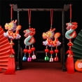 thumbnail image 5 of CIYISON Festive Blessing Wind Chimes Pendant 2024 Dragon New Year Decoration for Car Home, 5 of 14