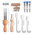 thumbnail image 2 of Wool Felting Needle Tools, Wool Felting Tool Kit with 3 Sizes Felting Needles and 1/8 Needle Wooden, 2 of 5