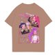 thumbnail image 2 of Men's Anime Huntr/X Printed T-shirt Short Sleeve Cartoon Graphic Tee for POP SINGER and Movie Fans 2XL, 2 of 4