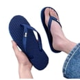 thumbnail image 5 of Couple's Massage Footbed Thong Flip Flops Casual Summer Shoes Non-Slip Wear-Resistant Slippers for Beach and Outdoor Walking Available in Multiple Colors, 5 of 7
