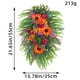 thumbnail image 3 of Primavera, Verano, Otoño. Corona Floral Con Girasoles Y Lágrimas Para La Puerta Principal. Corona Floral Para El Buzón De La Casa, La Boda O La Cabaña., 3 of 8