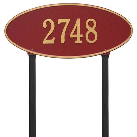 Whitehall Madison Oval 1 Line Lawn Plaque