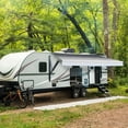 thumbnail image 2 of ALEKO Retractable Motorized 16'X8' RV or Patio Canopy Awning Black Fade, 2 of 11
