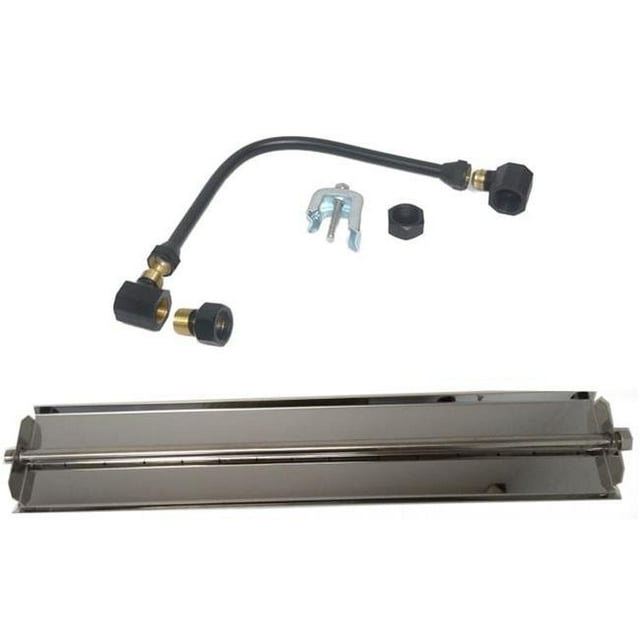 Tretco OB5SS-BK2-30-NG 30 in. 304 Stainless Steel Linear Burner Pan Kit, Natural Gas
