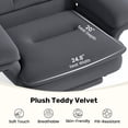 thumbnail image 5 of Hawsaiy Big and Tall Office Chair with Footrest, Ergonomic Executive Desk Chair with Flip-Up Arms, Reclining High Back Computer Chair with Headrest & Side Pockets, Dark Gray, 5 of 10