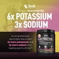 thumbnail image 6 of Zealot Electrolyte Powder - 90 Servings | Keto Electrolytes | Zero Sugar | Lemon Berry, 6 of 7