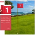thumbnail image 2 of RENACLIPY Red Nylon Golf Flags for Yard Practice and Putting Training, 2 Pieces Golf Accessories, 2 of 6