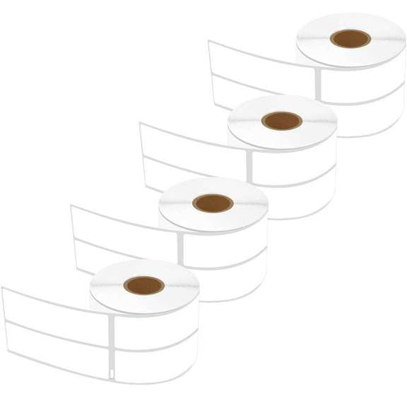 GREENCYCLE 4 Roll (700 labels per roll) Medium White 2-up Address Mailing Multipurpose Labels Compatible for Dymo 30253 1-1/8" x 3-1/2"(28mm x 89mm) LabelWriter Printer,BPA Free
