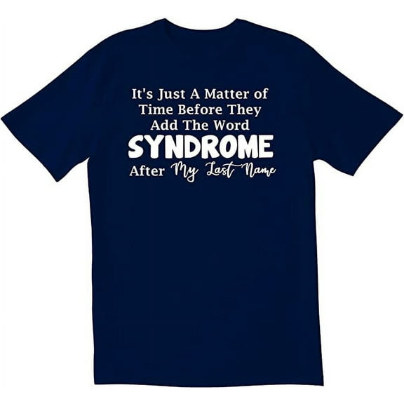 RedBarn Unisex Navy Blue Half Sleeves CottonThe Word Syndrome After My Last Funny T Shirt