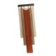 thumbnail image 4 of Adorno colgante de pared de macramé, arte de pared, decoración del hogar, fondo, tapiz tejido Naranja, 4 of 9