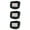 Black, variant on CTM Kids' Adjustable Elastic Belt with Magnetic Buckle (Pack of 3)