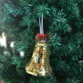 thumbnail image 4 of Bearachild Adornos de campana con lazos dorados, versátiles y modernos para el árbol de Navidad, decoración navideña y accesorios. Decoración del hogar oro rosa, 4 of 6