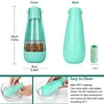 thumbnail image 4 of Dog Water Bottle, 4 in 1 Portable Foldable Dog Water Dispenser with Food Storage and Dog Poop Bag Storage for Pets, 4 of 7