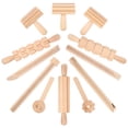 thumbnail image 3 of MasteelfCA Practical Clay Shaping Tools Set Wooden Dough Molding Tools Kit for Toddlers Kids, 3 of 8