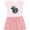 Pink With Stripes, variant on Inktastic Lurking gator Gift Toddler Girl Dress