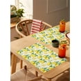 thumbnail image 3 of Lemon Leaf Summer Fruit Placemats Set of 4,Wipeable Washable Table Mats for Dining Tables,Watercolor Flower on White Place Mats for Kitchen Event Party Tabletop Decor, 3 of 7