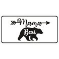 thumbnail image 1 of Mama Bear On White Photo License Plate, 1 of 1