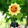 thumbnail image 5 of Adorno De Girasol Hecho A Mano De Coche Y Escritorio Accesor, 5 of 5
