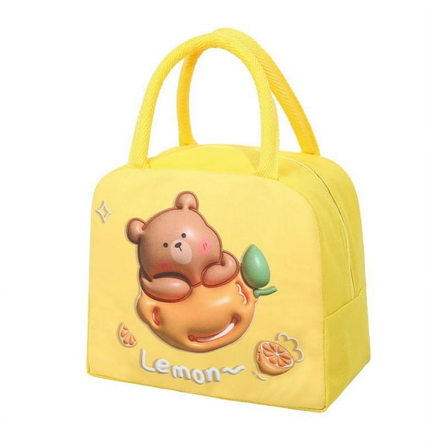Cqxid Rangement Alimentaire à Moins de 10 $ Sac à Main Sac Isolé Sac pour Boîte à Lunch Sac à Lunch Chiot Brun (Isolation 3D)
