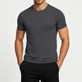 thumbnail image 2 of Dagugfen Athletic Tops for Men Slim Fitted Short Sleeve Crew Neck Summer Workout Gym Tops Moisture Wicking Lightweight Tee Shirts, 2 of 7