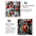 thumbnail image 5 of 12PCS Christmas Tree Decorations Set,3.2" Retro Luxury Red Green Gold Shatterproof Christmas Ball Ornaments,Hanging Balls Xmas Seasonal Decorative Pendants for Xmas Tree Party Holiday Indoor Decor, 5 of 7