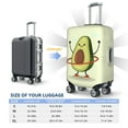 thumbnail image 6 of Balery Luggage Cover Avocado1 Print Suitcase Covers for Luggage Elastic Washable Suitcase Protector Fits 18-32 Inch Luggage-Large, 6 of 9