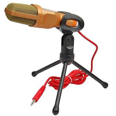 Microphones Wired Microphone Mini Jack 3.5mm Handheld Studio Microphone Condenser Professional With Microphone Holder For PC